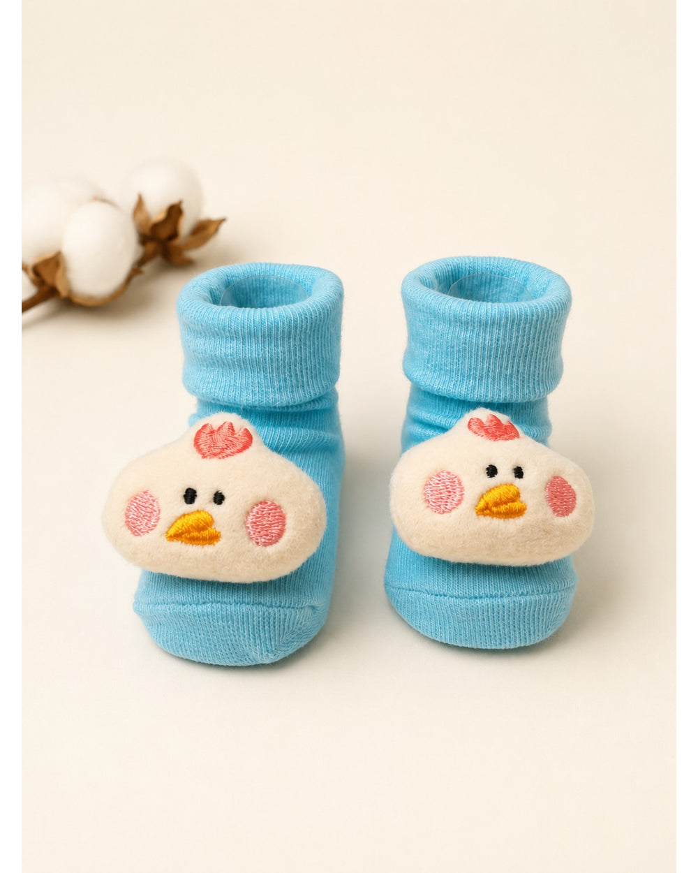 ChiqChaps blue duck socks for kids