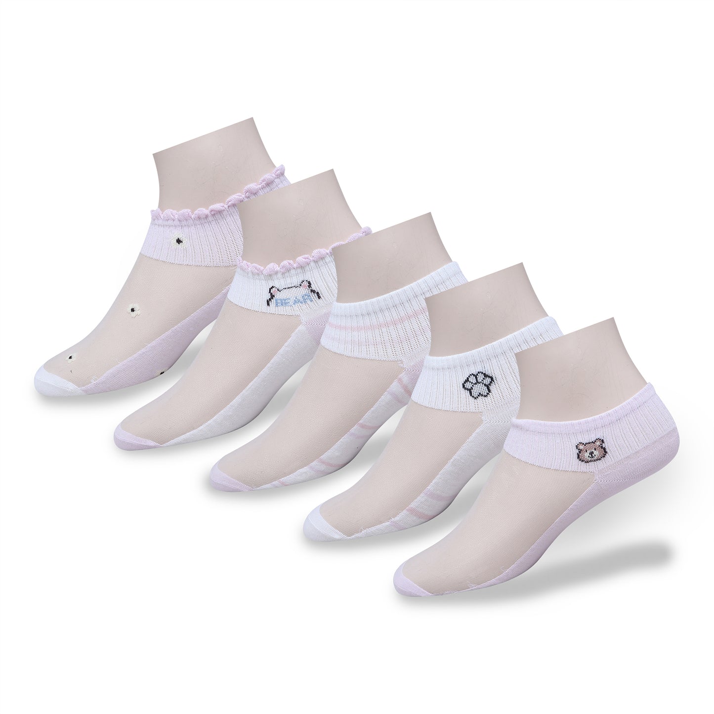 ChiqChaps Net Cute Print Socks