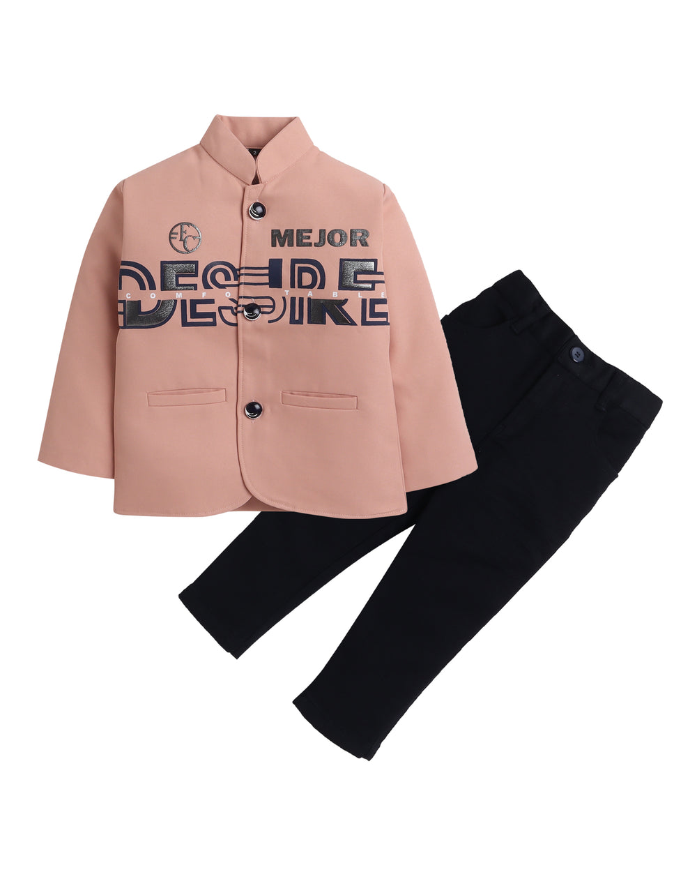 2031B Boys Peach Desire Jodhpuri Suit