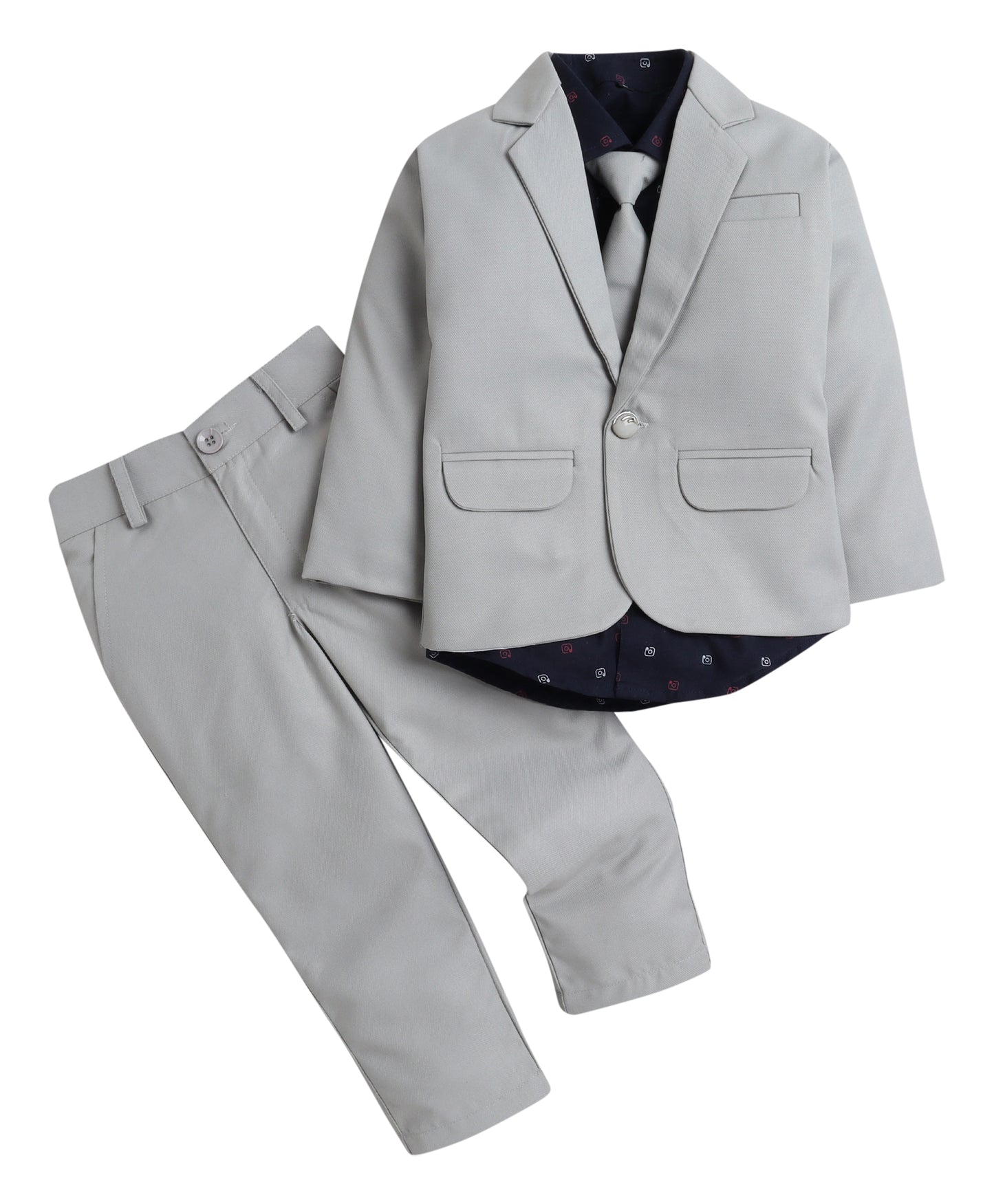 4078 Grey Coat Suit