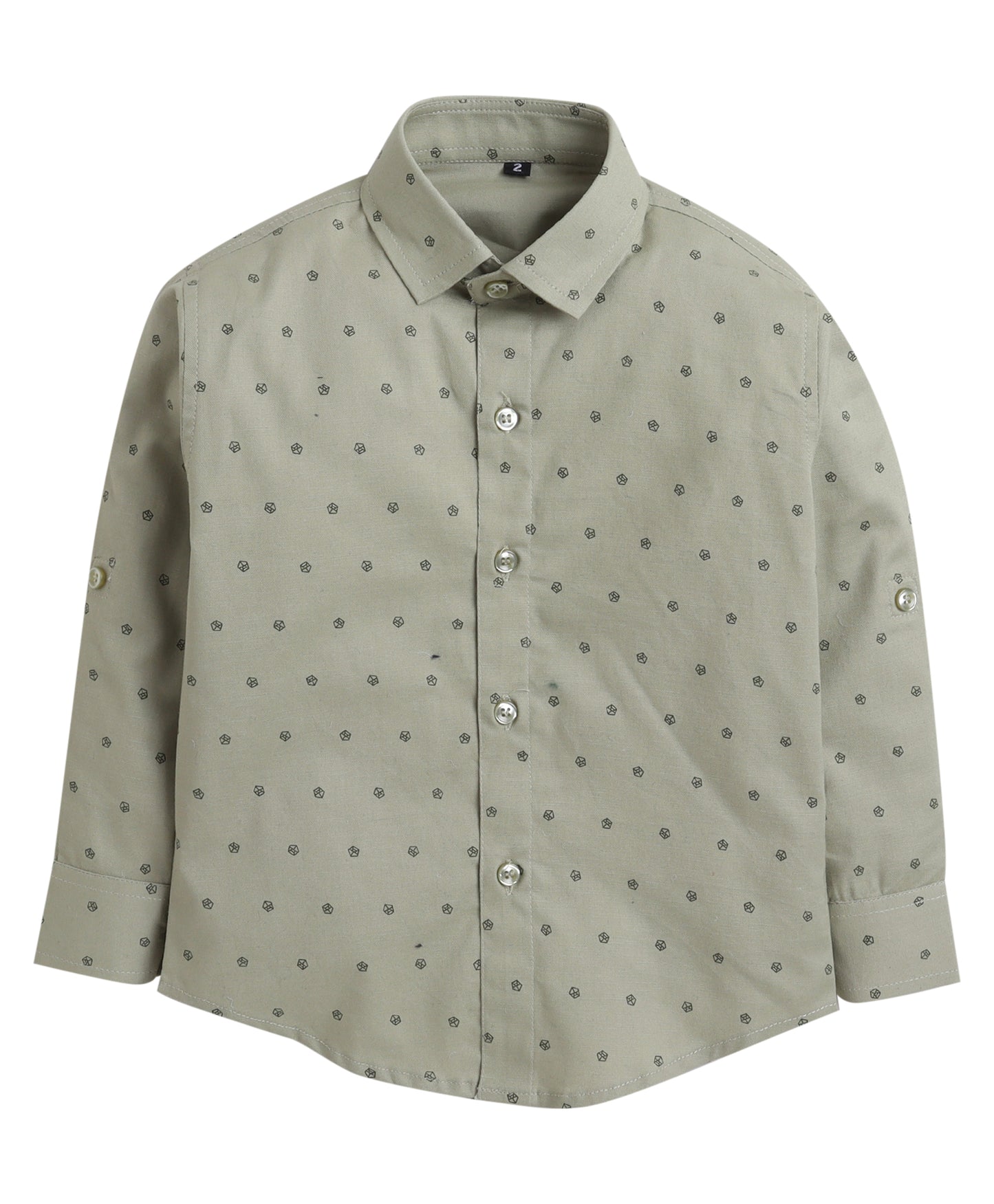 4077 Olive Green Coatsuit