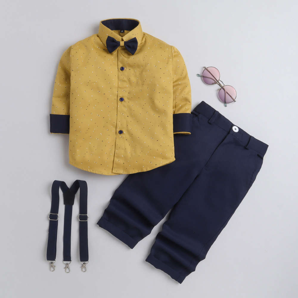 4047 Yellow Dash Suspender