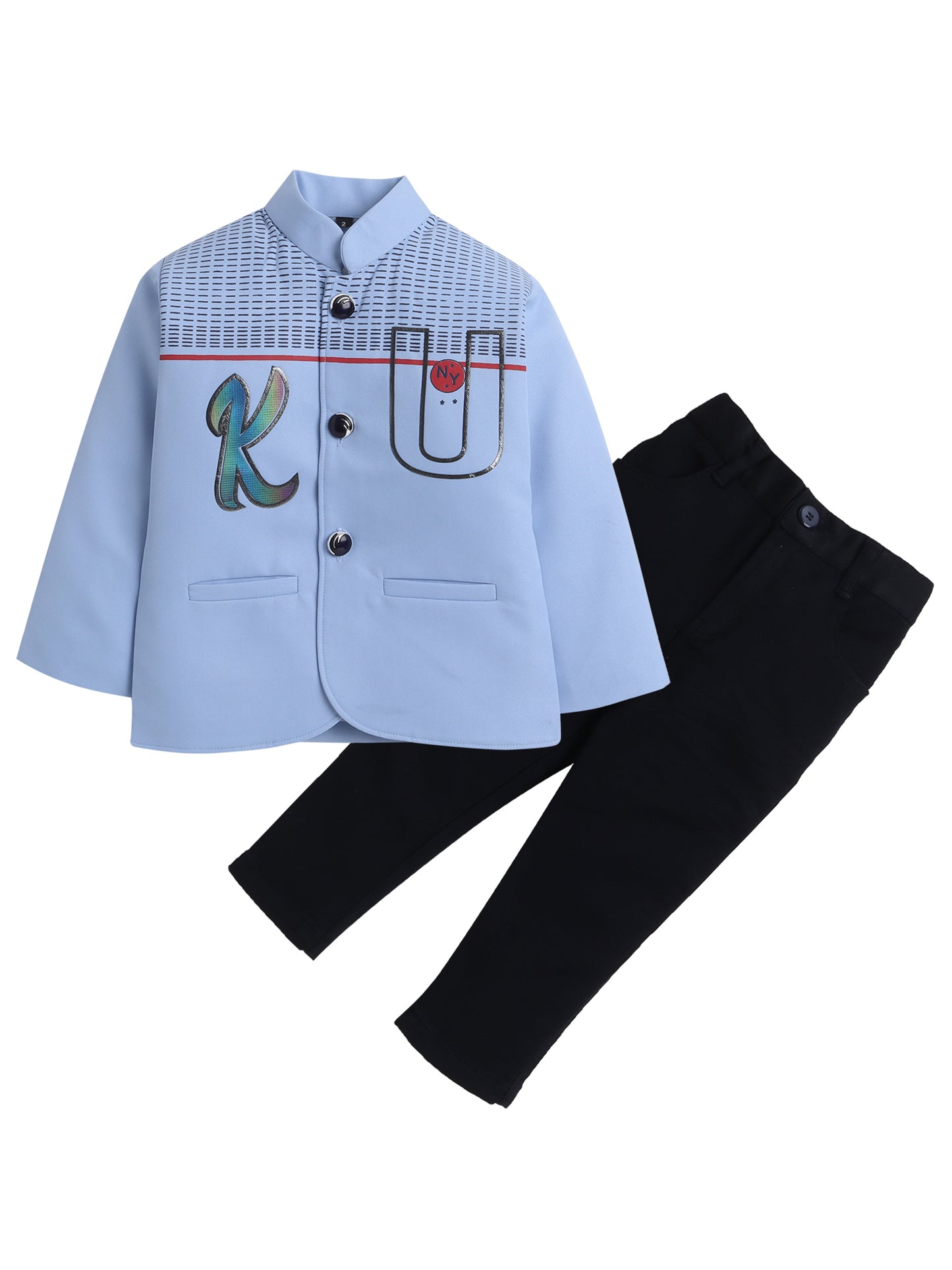 6031F Blue printed Jodhpuri