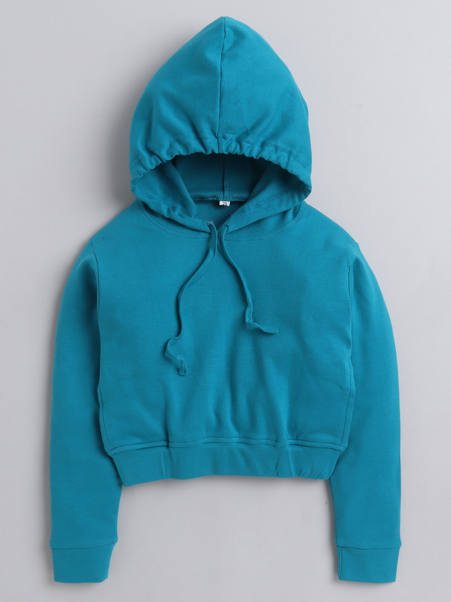 CHG Crop Hoodie Green