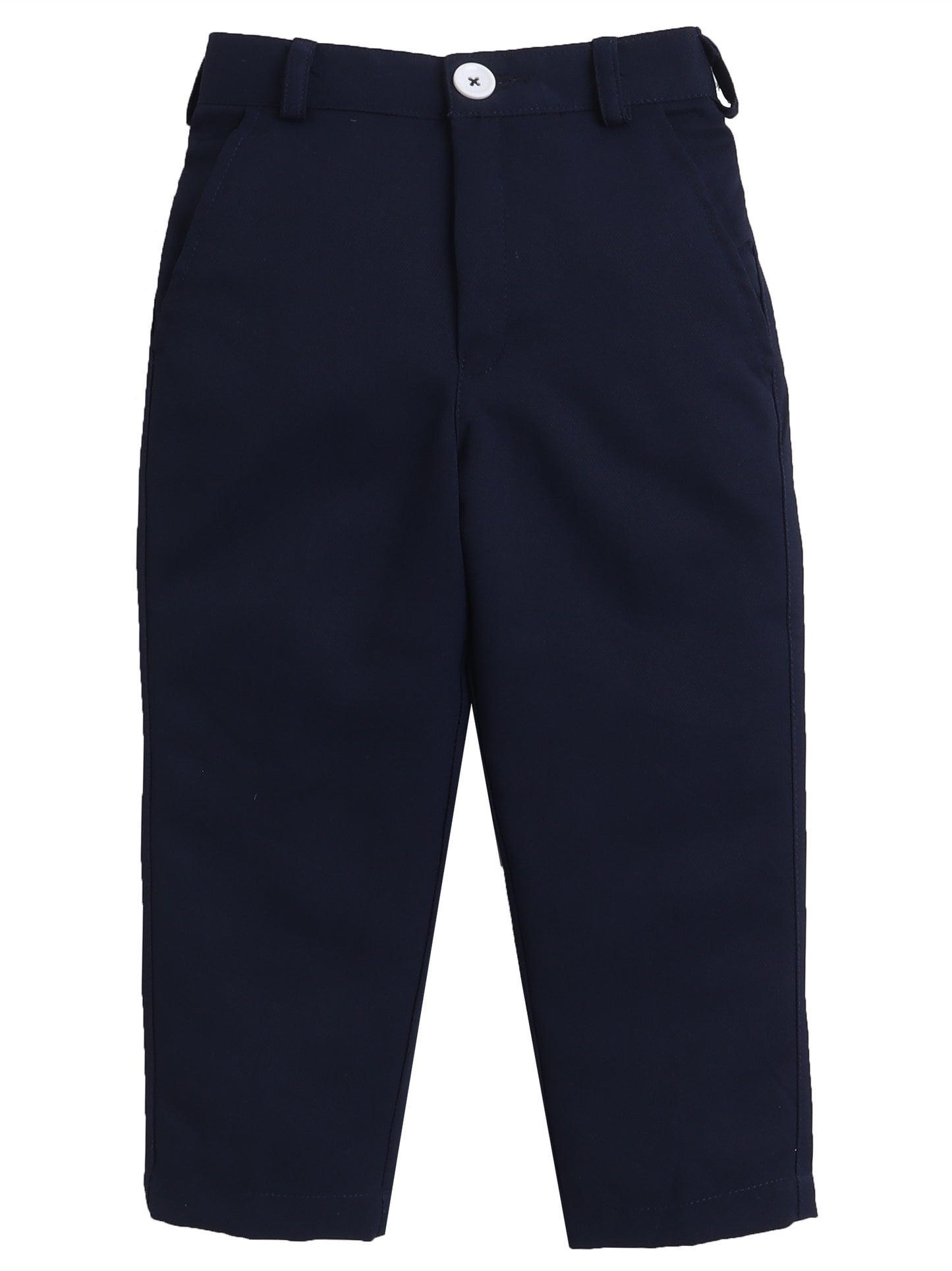 4046 Boys Pink & Navy Micro Print Shirt & Pant Set With Bow Tie & Suspender
