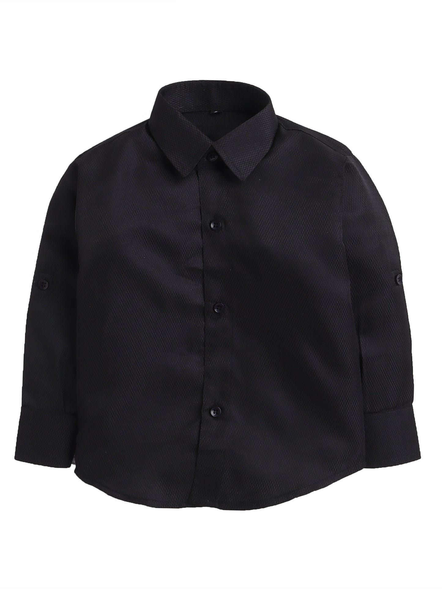 6035 Grey Waist Coat with Black Shirt
