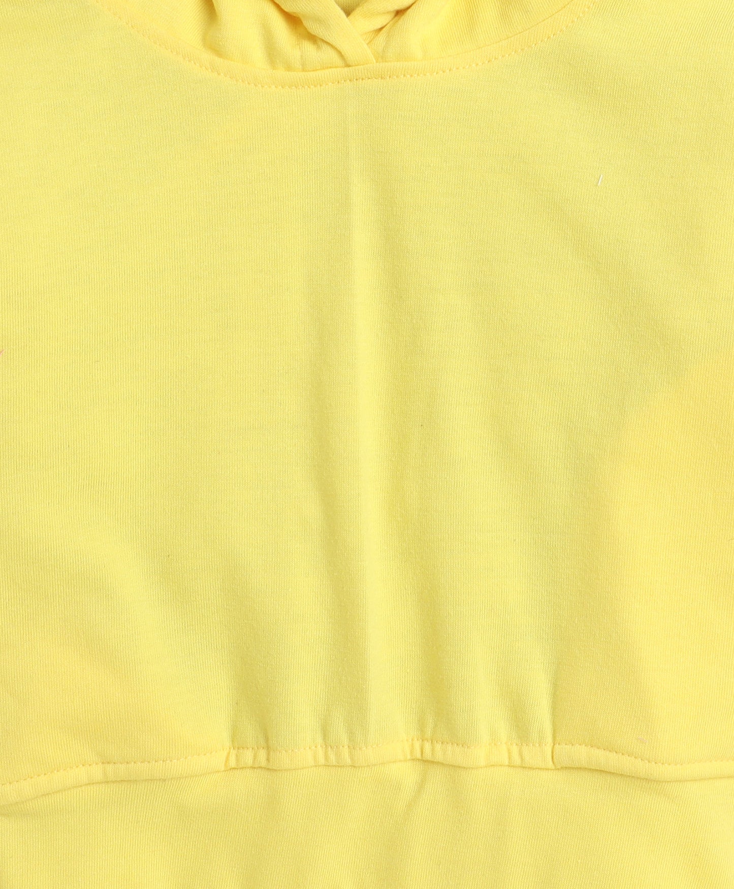 9006 Yellow Crop Hoodie
