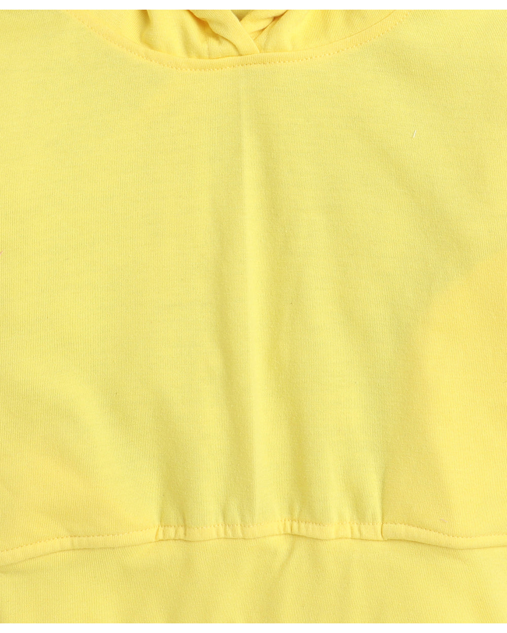 9006 yellow crop hoodie for girls