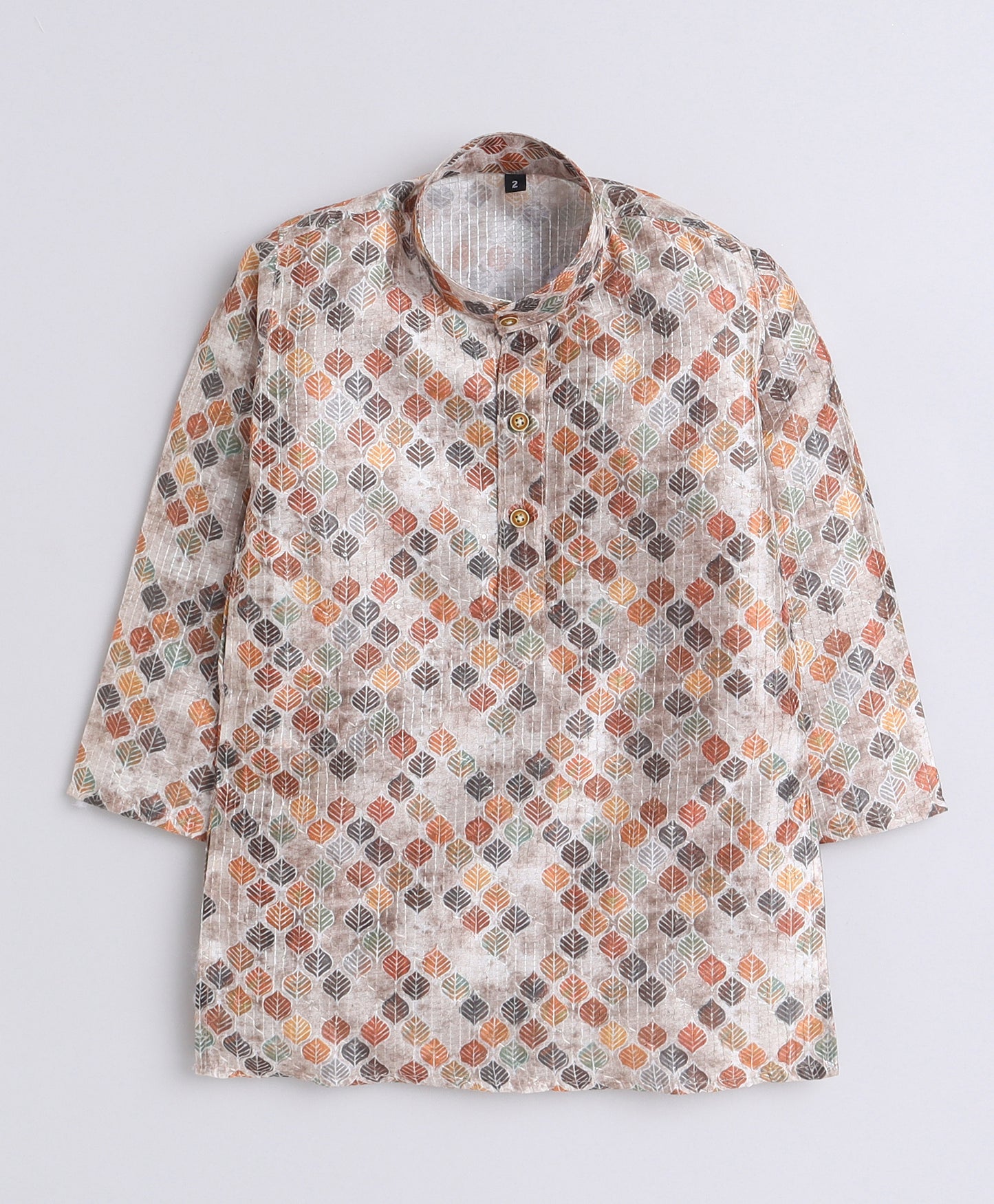 6042 Brown Kurta