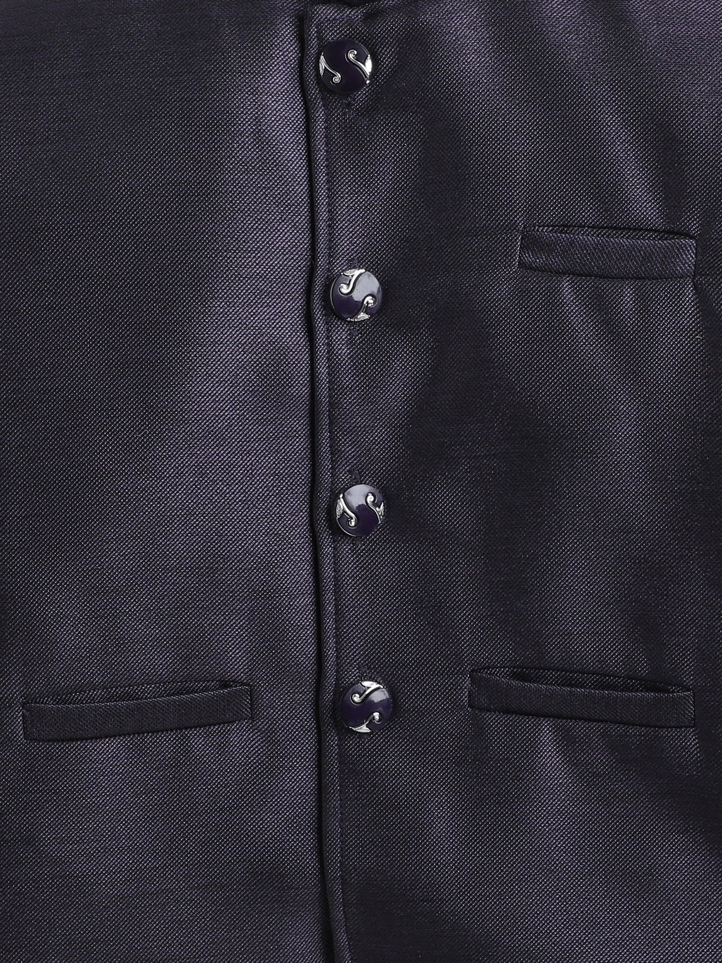 5035 Shiny Violet Jodhpuri Set