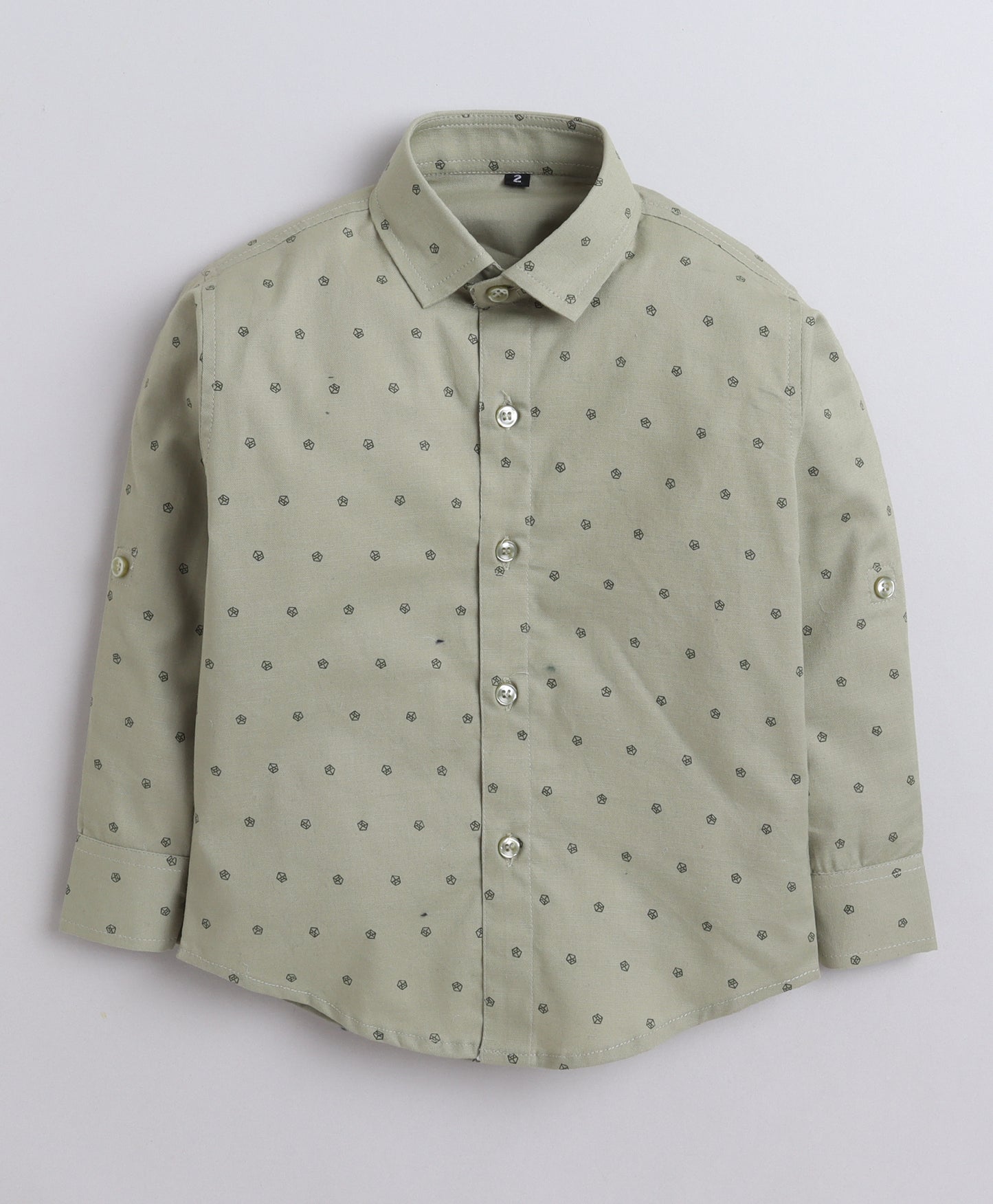 4077 Olive Green Coatsuit