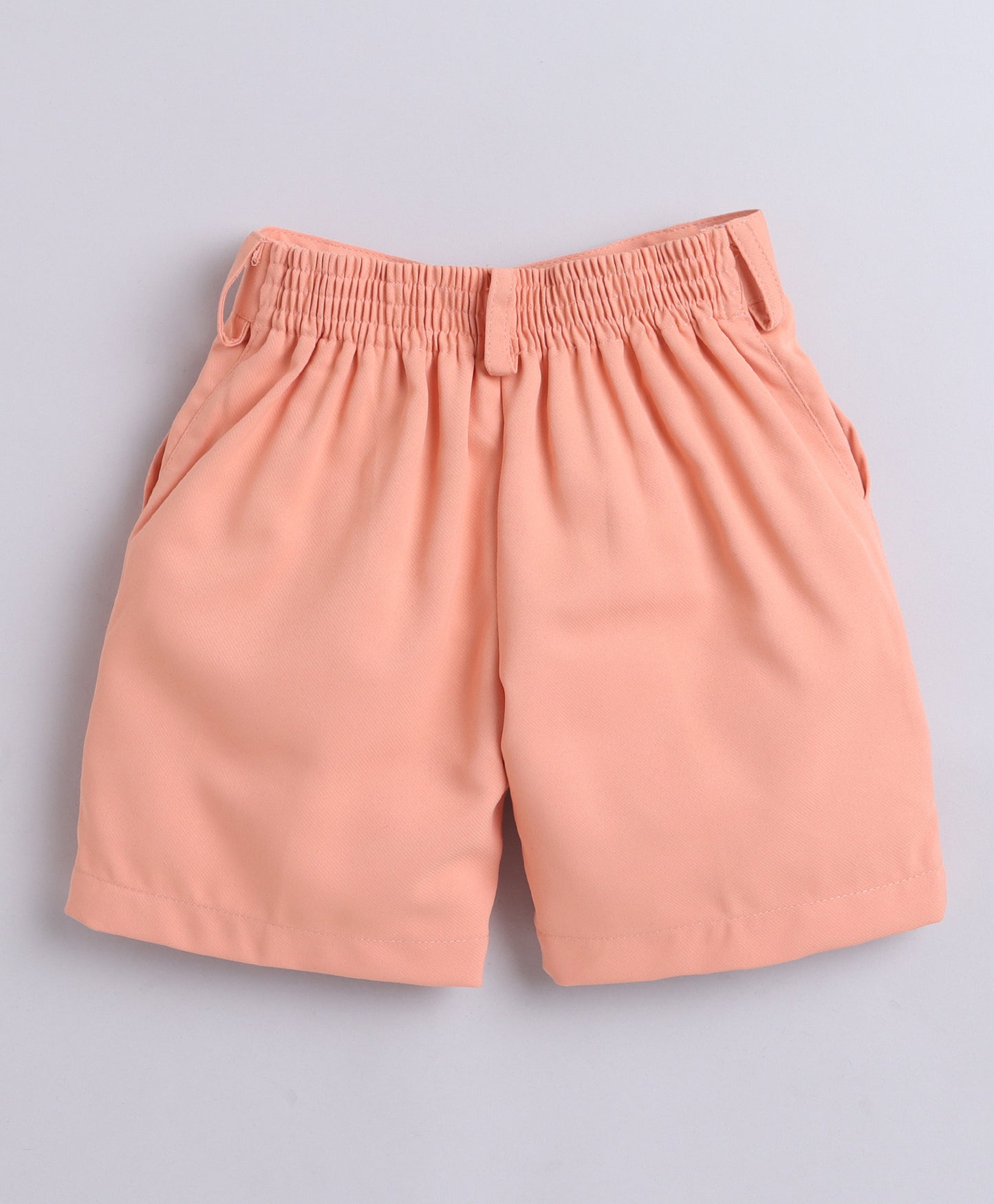 6036 Peach Shorts and Navy Blue Shirt
