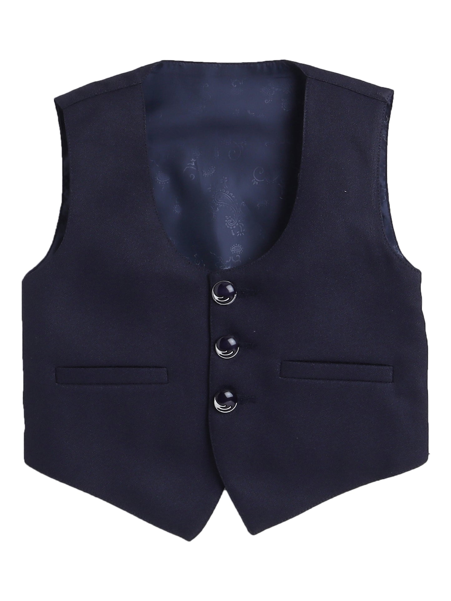 6027B Blue Waistcoat