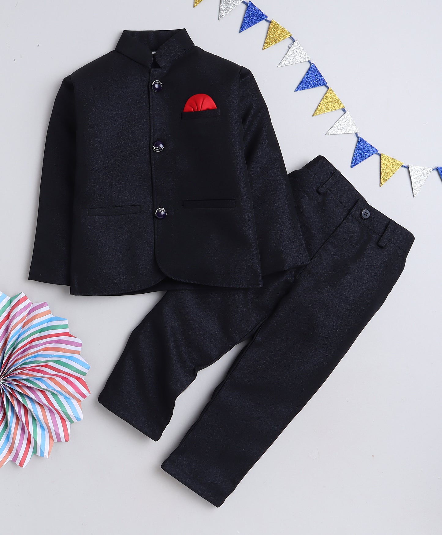 6029B Navy Shinning Jodhpuri