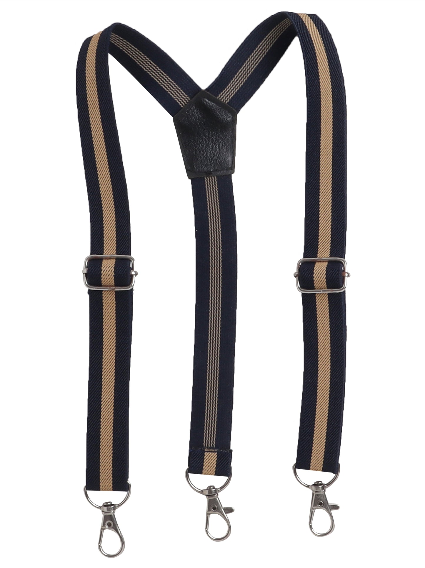 6007 Khakhi Checks Suspender Set