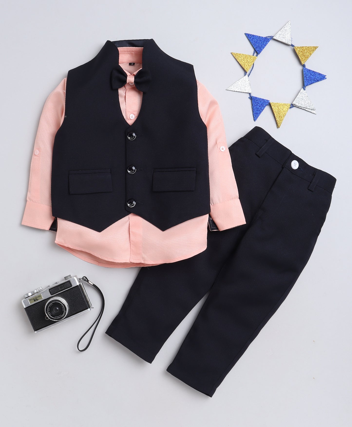 6023B Matty Navy and Peach V/C