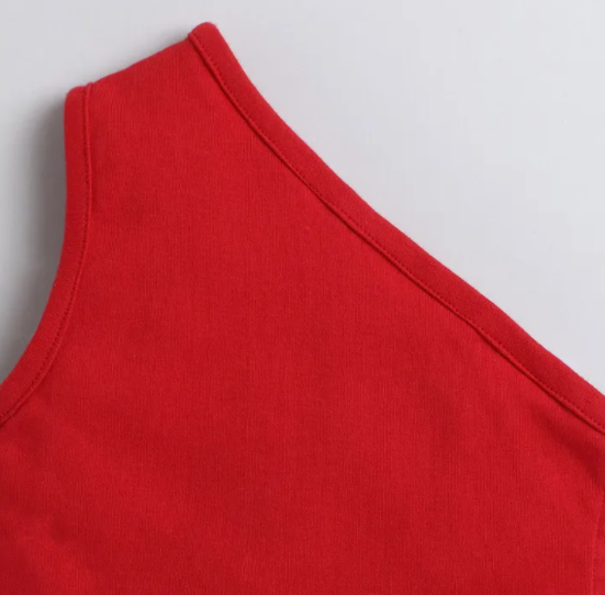 OSTR One Shoulder Red