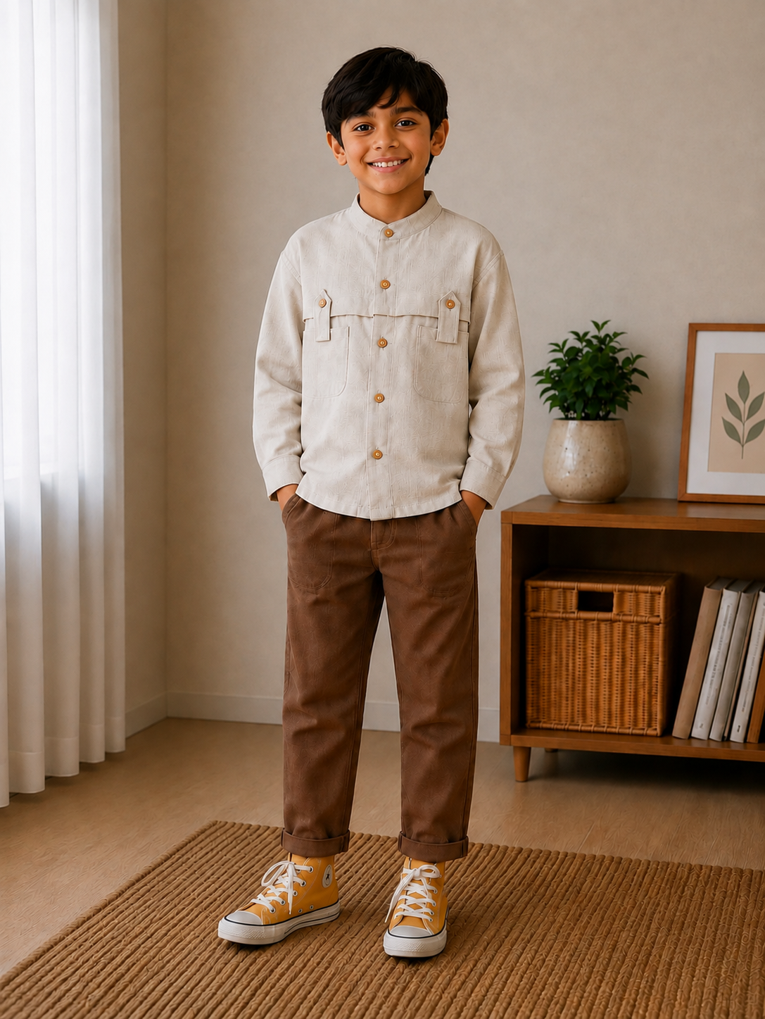 120 beige shirt
