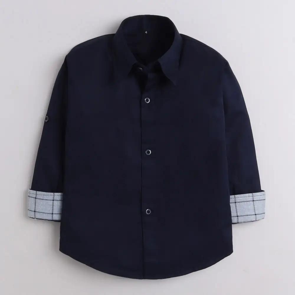 6008 Boys Grey Checkered Formal Set