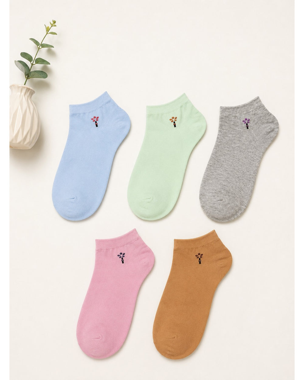 ChiqChaps floral embroidery socks for kids
