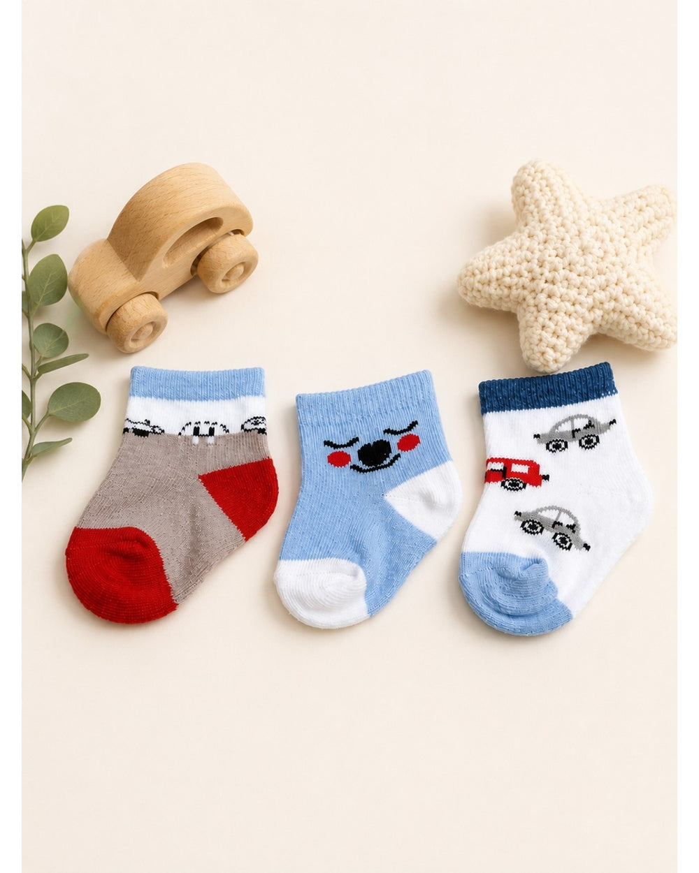 ChiqChaps vehicle themed socks for kids