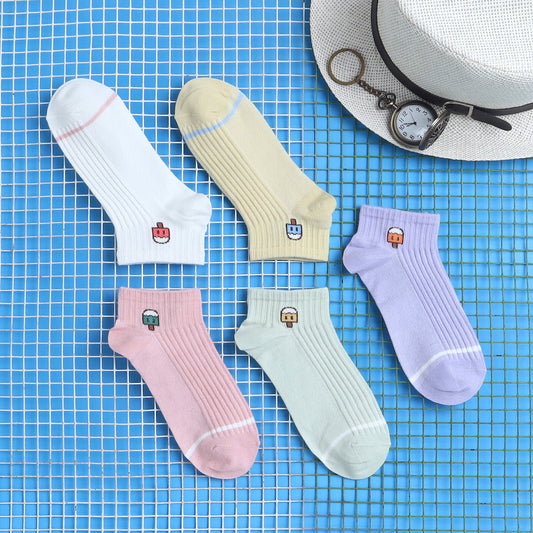 ChiqChaps Double Ribb Ice-cream Socks