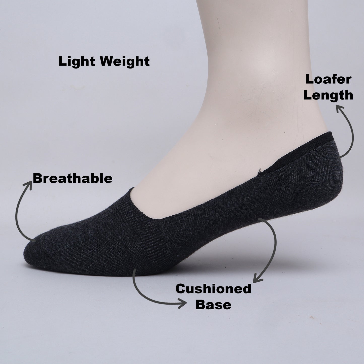 ChiqChaps Core Color Loafer Socks