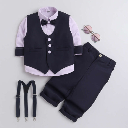 4017 puple jacket set