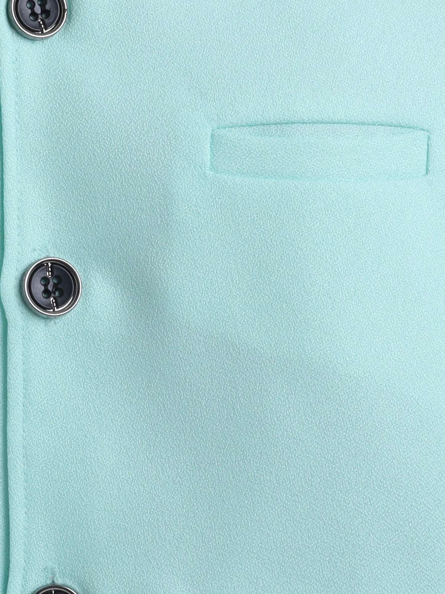 6065 Mint Bandhgala and Black Denim