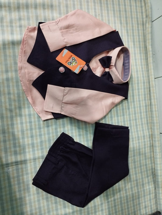 5012 Peach and Purple Waistcoat