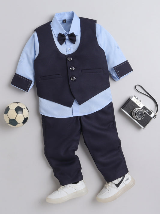6027B Blue Waistcoat