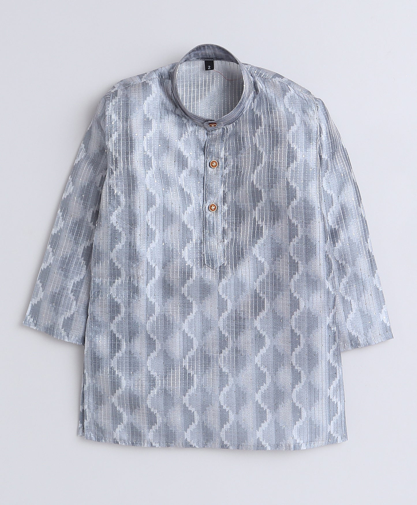6039 Grey Kurta