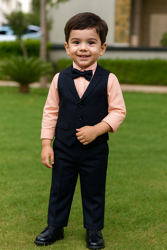 6023B Matty Navy and Peach V/C