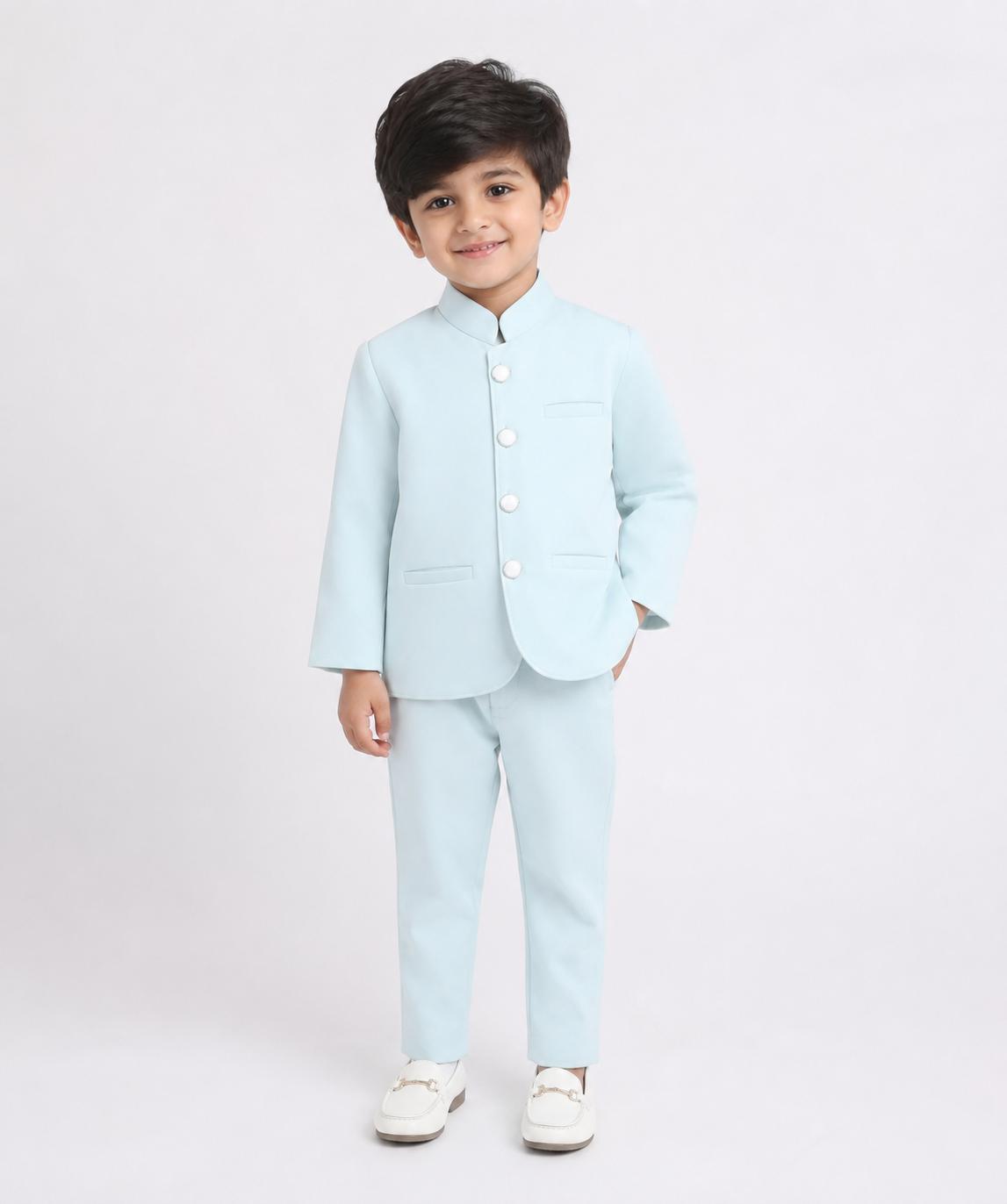 6068 jacquard solid coat