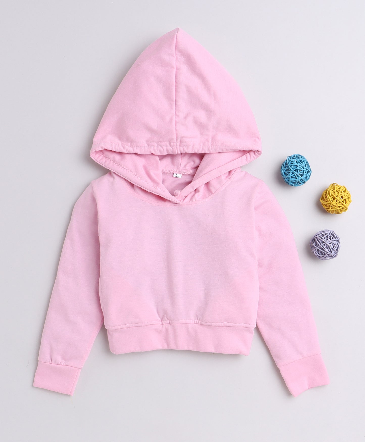 CHP Crop Hoodie Pink