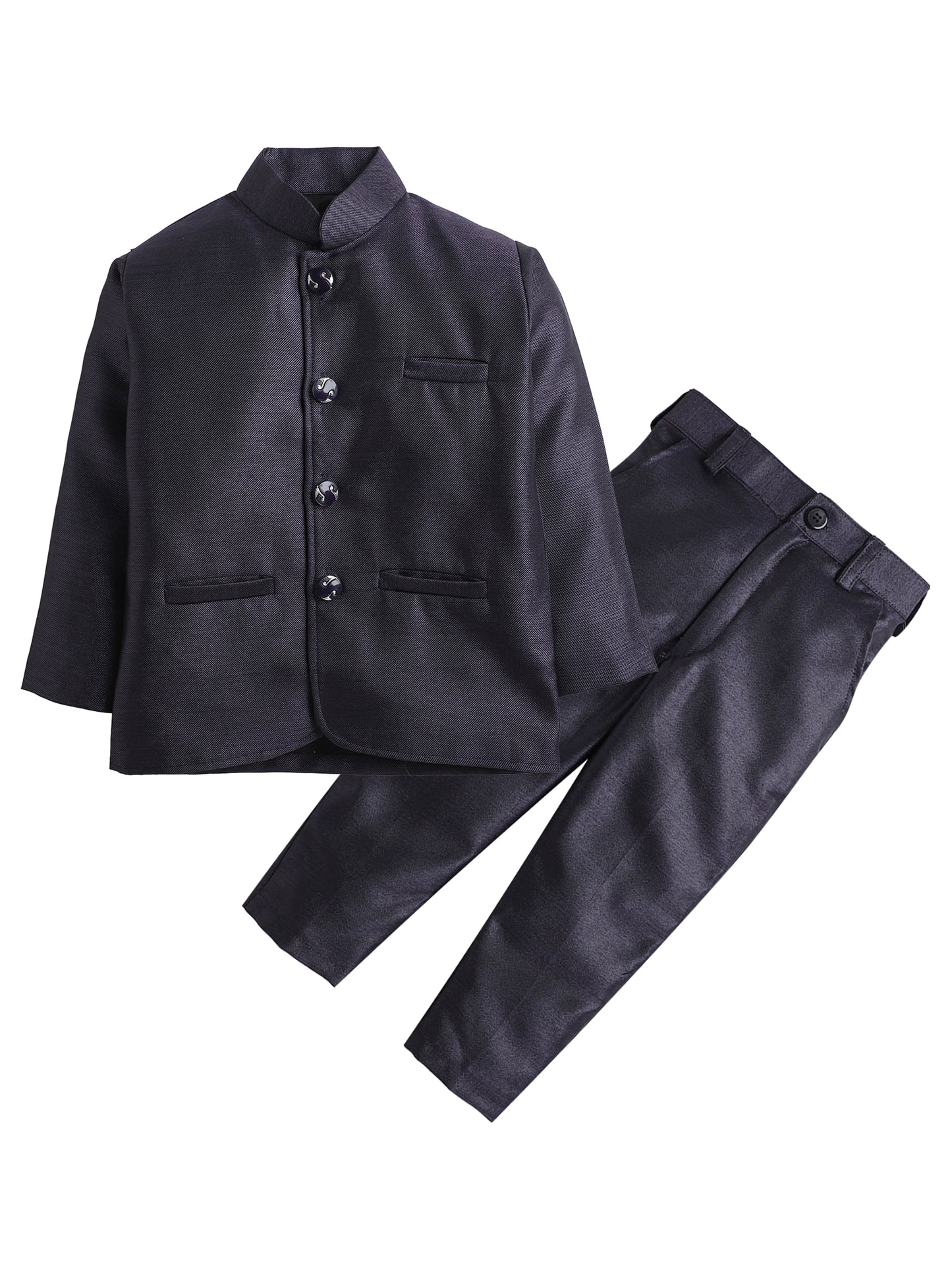 5035 Shiny Violet Jodhpuri Set