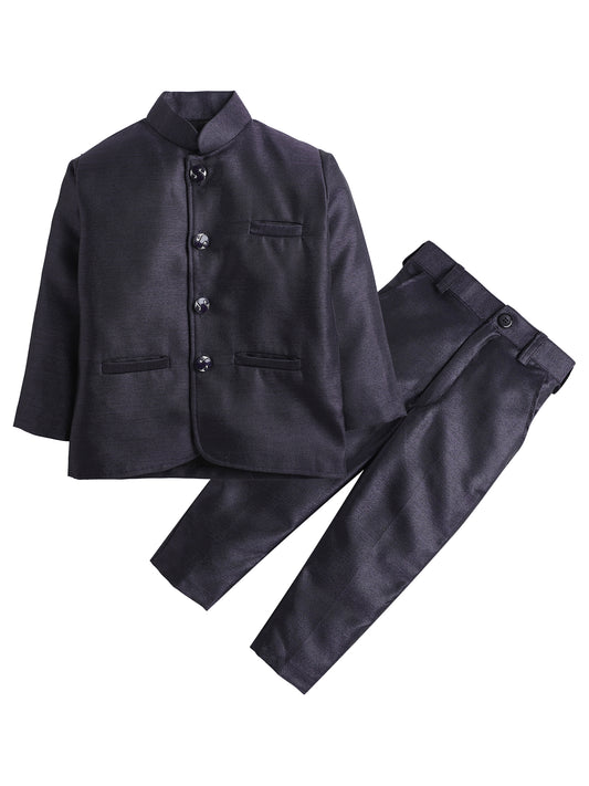 5035 Shiny Violet Jodhpuri Set