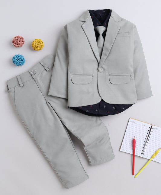 4078 Grey Coat Suit