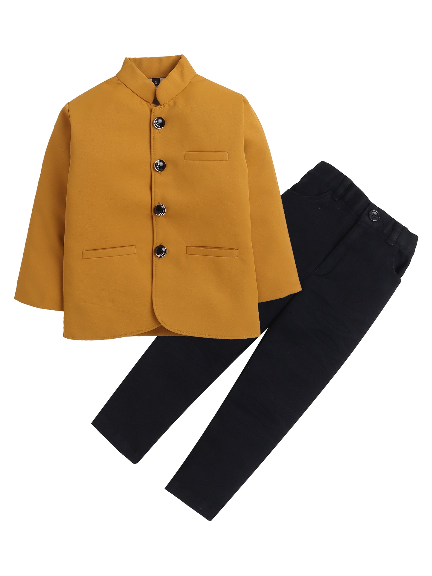 6015 Mustard jodhpuri denim